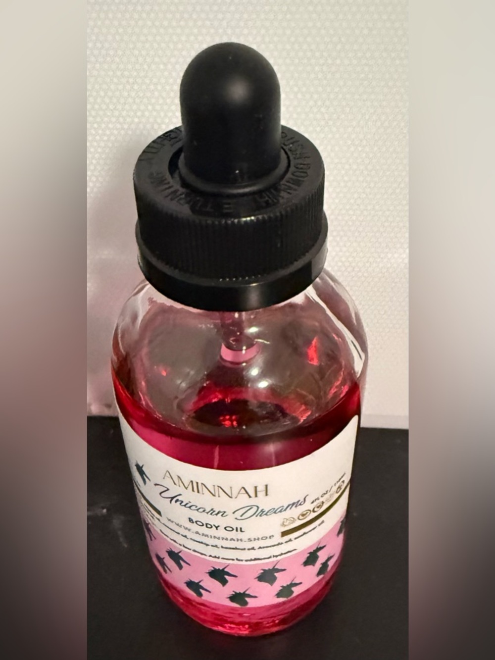 Aminnah Unicorn Dreams Body Oil! NEW Smells like Pink Sugar & Cotton Candy! - Picture 3 of 5